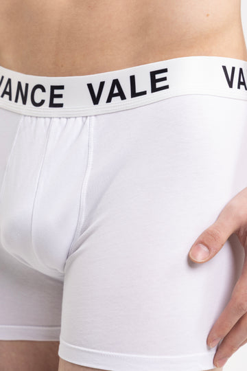 Pure White - Erkek 3'lü Boxer