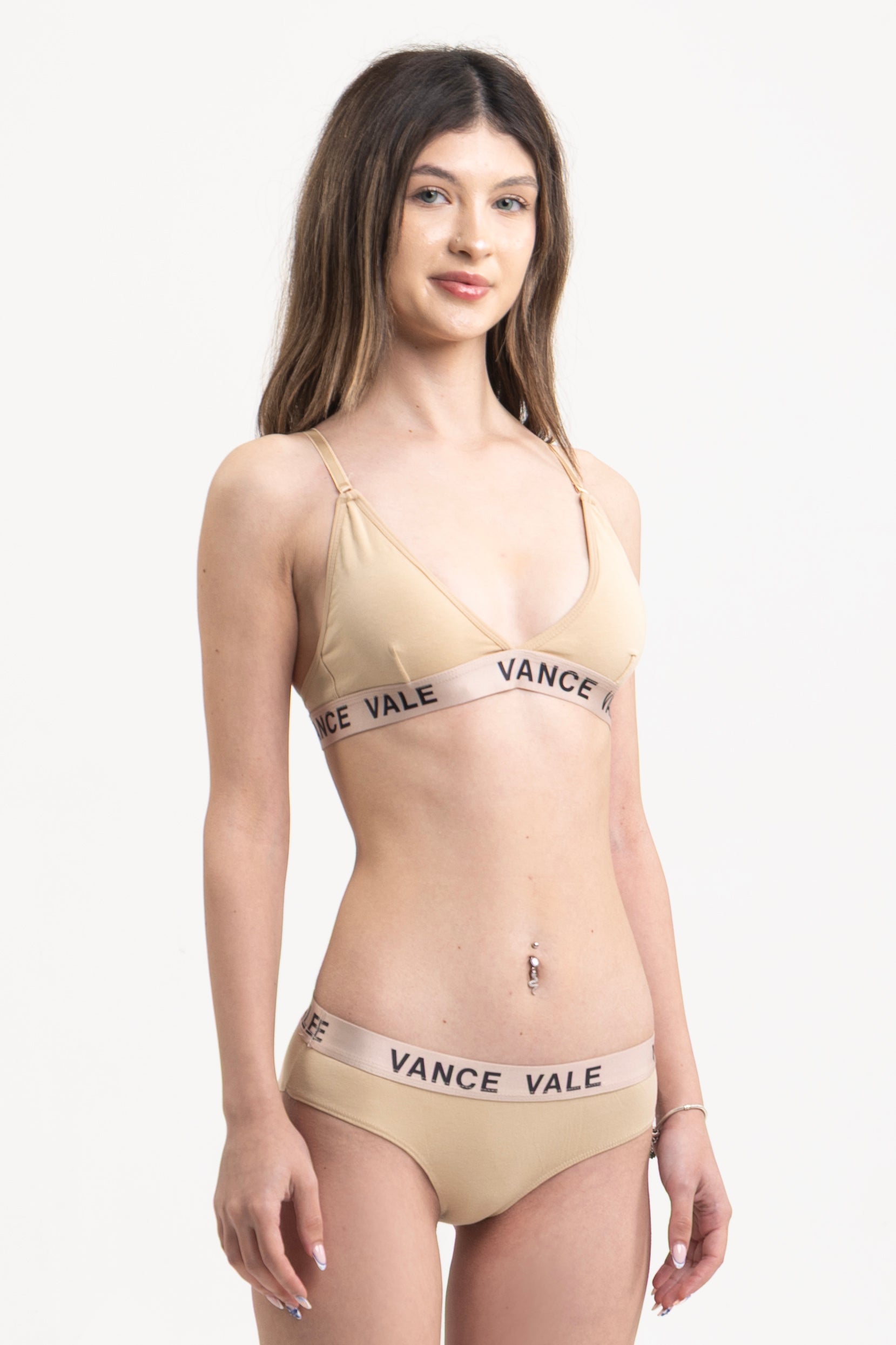 Barely There Bralet - Gilded Beige